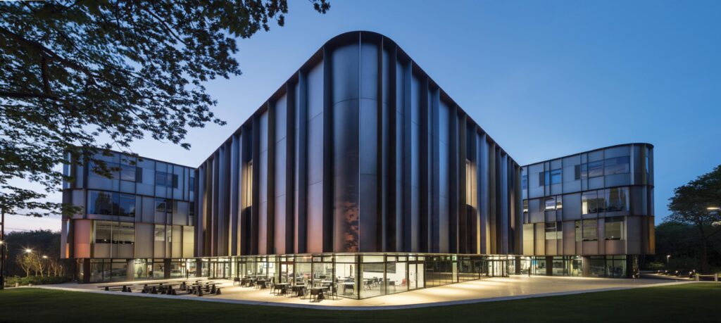 Sibson Building, University of Kent. Architect: Penoyre & Prasad