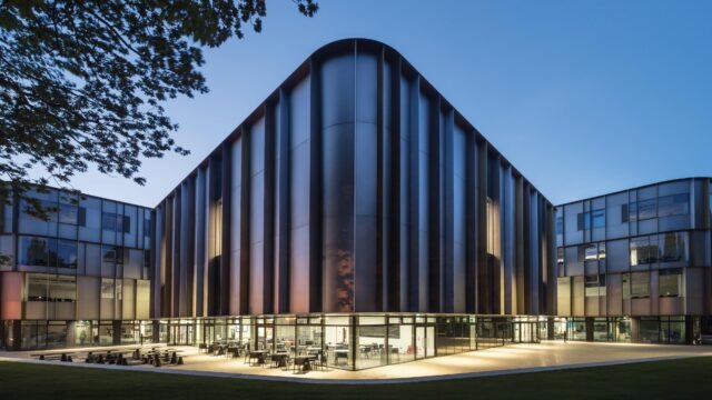 Sibson Building, University of Kent. Architect: Penoyre & Prasad